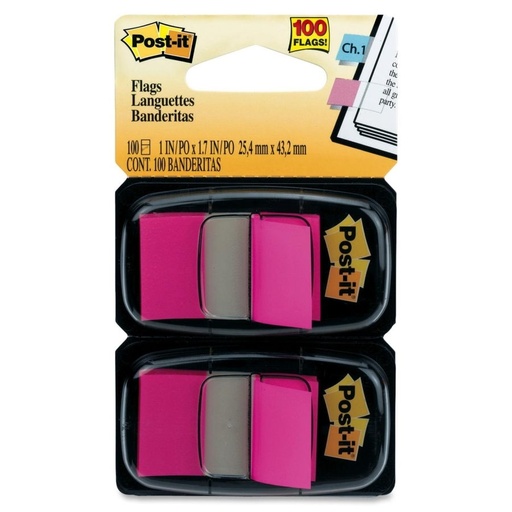 [3LTLB6020] Post It Flags - Bright Pink