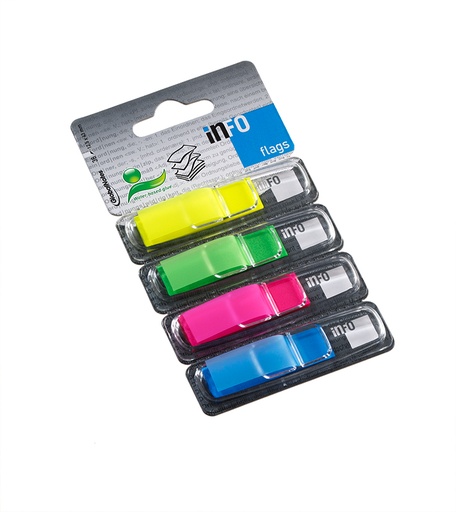[3LTLB6028] Info Flags - Assorted Neon