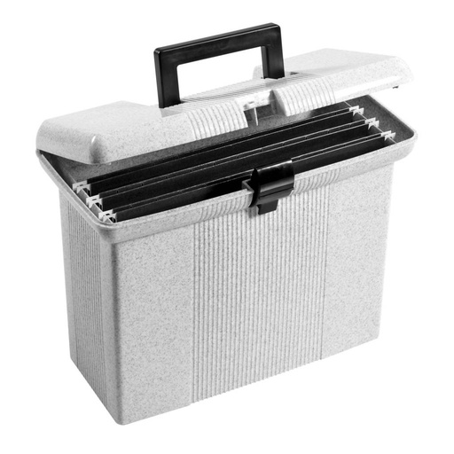 [3MAEP5019] Portable File Box Letter Size - Granite