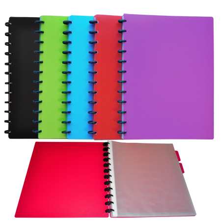 [3MASH1067] Presentation Book With Rings - 12 pockets