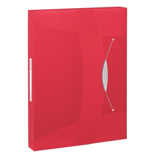 [3MAEP5056] Vivida Plastic File Box Leitz 40mm  - Red 