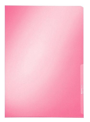 [3MASH0012] Premium Plastic L-Folder A4 - Red