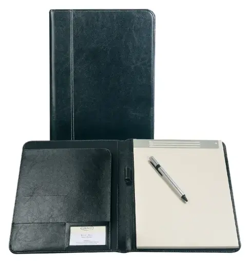 [3MADI0102] Writing Folder  Brepols Palermo A5 - Black