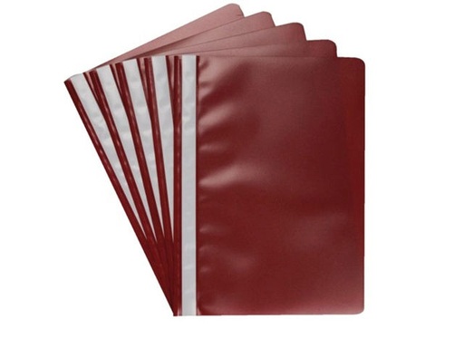 [3MAPM0548] Standard Plastic File A4 - Red 