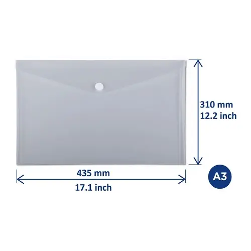 [3MASH1080] Carry Folder A3 - White 