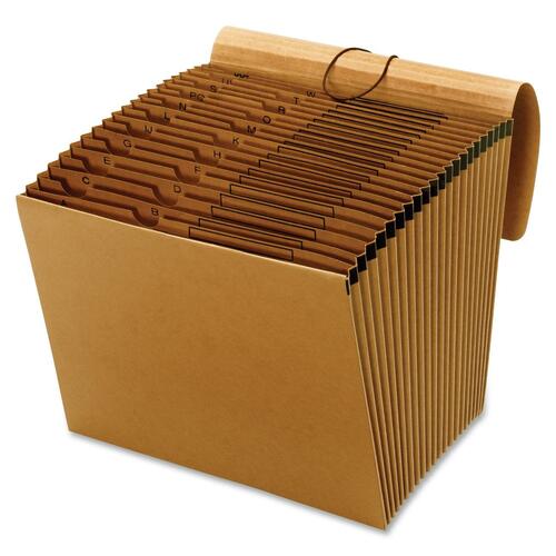 [3MAEP2516] Letter Size Kraft Alphabetic Expanding File - 21 Pockets