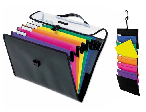 [3MAEP3501] Letter Size Portable Expanding File - 6 Pockets