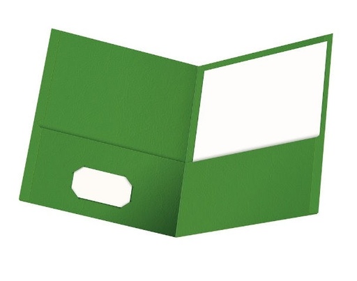[3MAKM5023] Twin Pocket Folder Letter Size - Green
