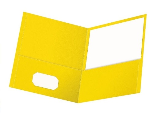 [3MAKM5032] Twin Pocket Folder Letter Size - Yellow