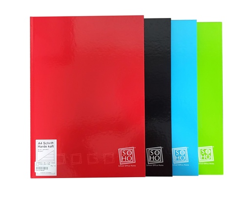 [3NOSF0038] Soho A4 Hard Cover Notebook - Assorted