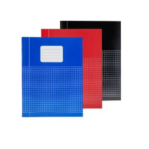 [3NOSF0191] Squared 5mm A5 School Notebooks - Assorted Basic Colors