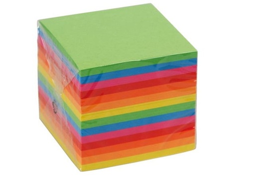 [3NONH0040] Colored Refill For Memo Cube - 90 x 90mm