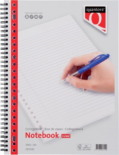 [3NOWI0050] Collegeblock Ruled A4 Notebook