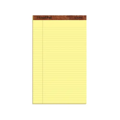[3NOOB1004] Writing Pad 8.5" x 14" - Yellow