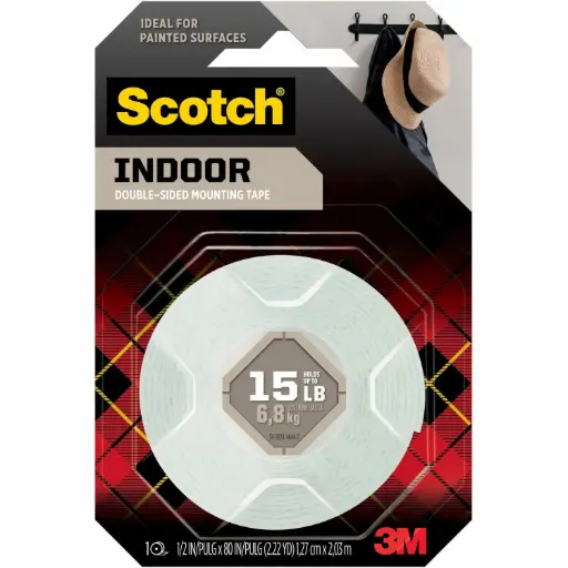 [3PLMO0011] Indoor Double Sided Mounting Tape 1/2"