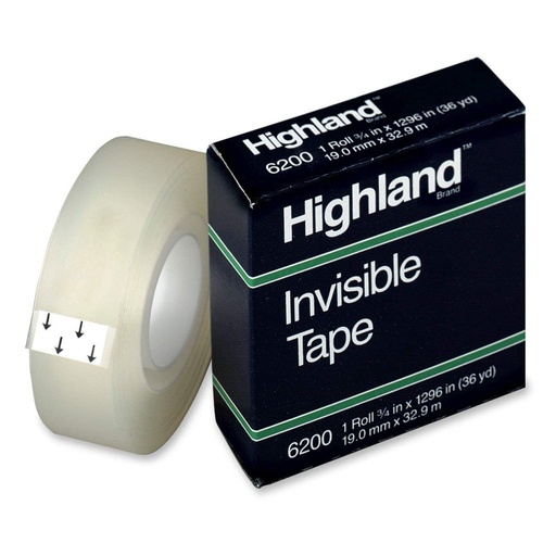 [3PLTS1003] Highland Invisible Tape 3/4" 