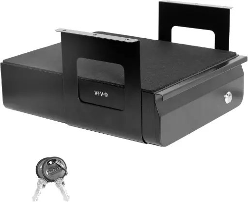 [3SIDI0499] Adjustable Underdesk CPU Mount 