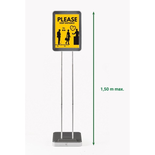 [3SIDI0494] Infostand For A4 Documents - 1.5m