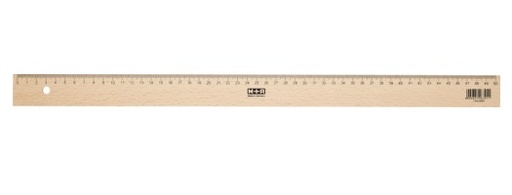 [3TELN1554] Wooden Ruler - 50 cm