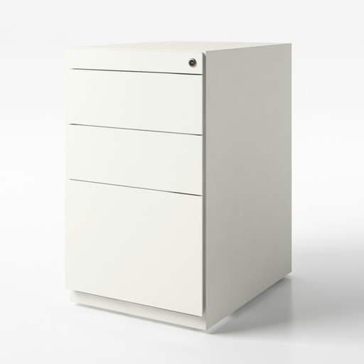 [4KABL0075] Desk-Height Pedestal, 3-Drawer, CW