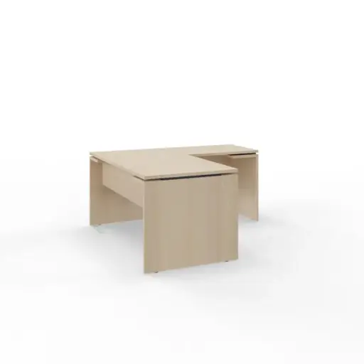 Evora Executive Straight L-Desk