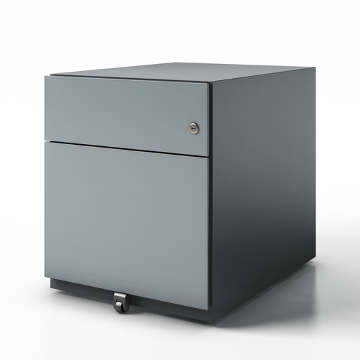 [4KABL0060] Mobile Pedestal, 2-Drawer, AN